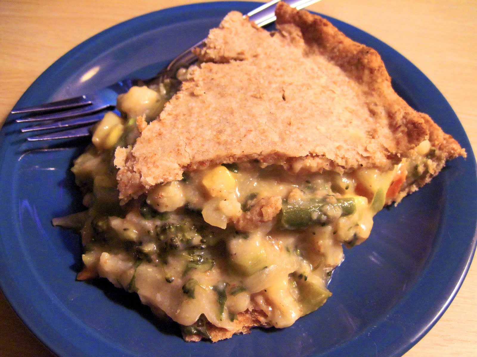 Living Food Junkie Veggie Pot Pie with a Whole Wheat Crust