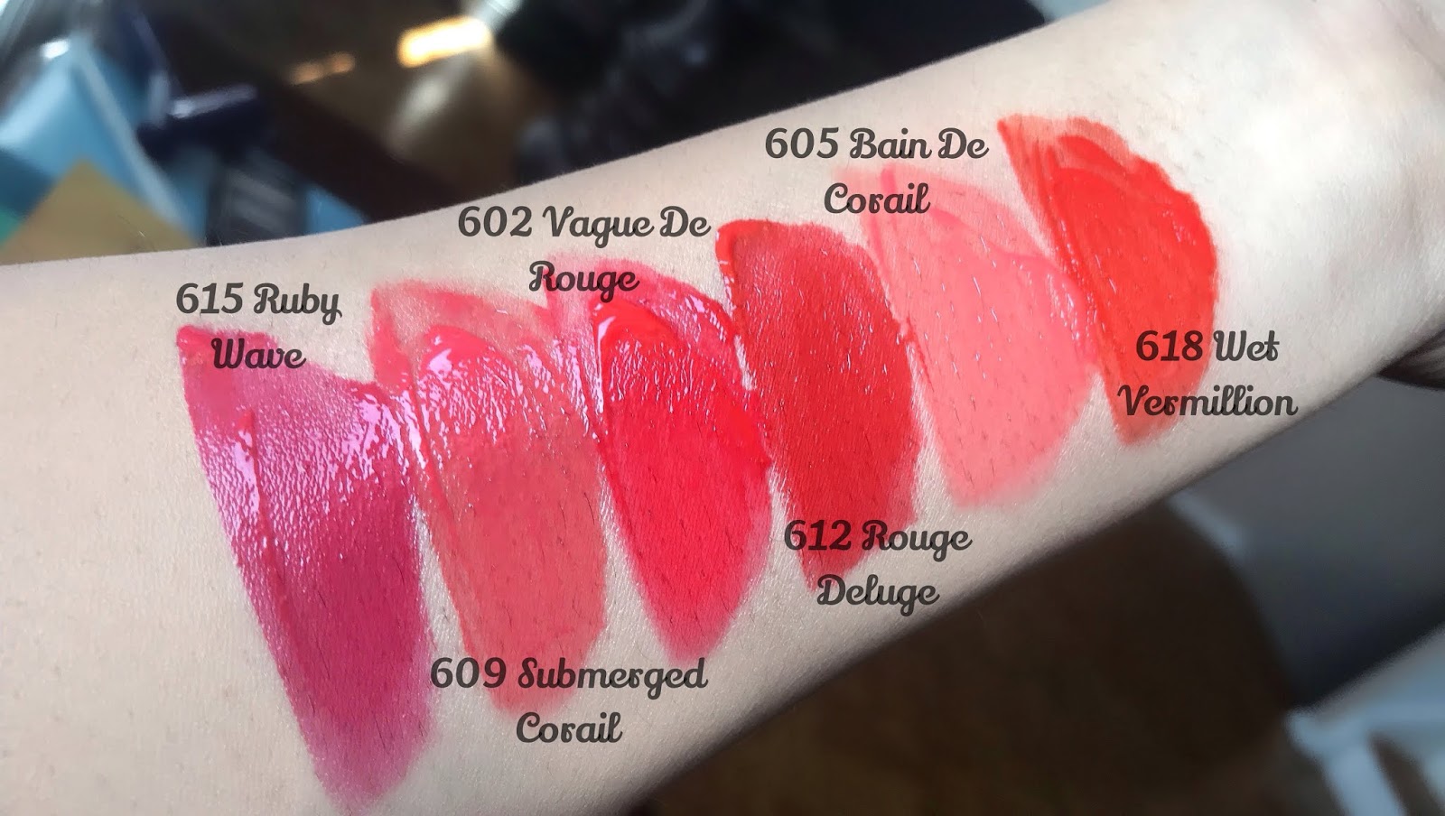 HOT Ysl Lip Stain Swatches Yves Saint Ysl Water Stain 609 Ysl