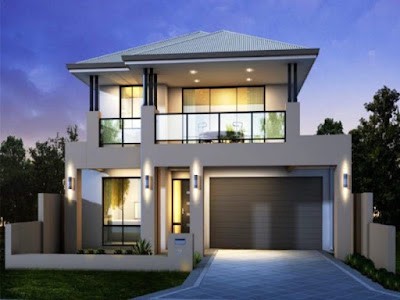 2 Storey Minimalist House Designs