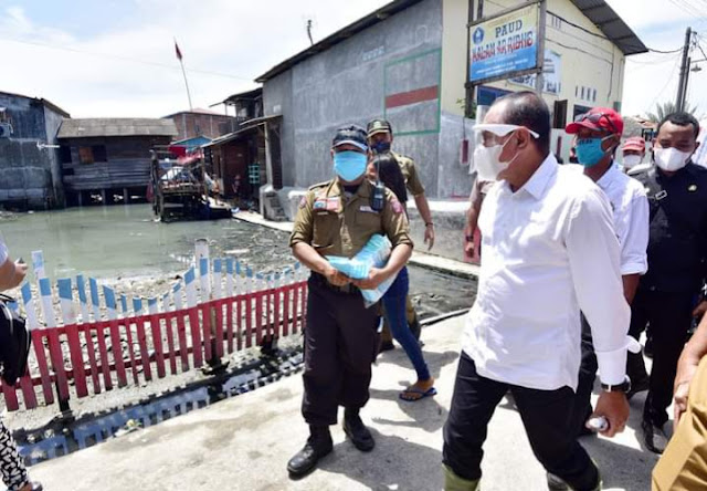 Gubernur Edy Ingatkan Kumuhnya Pemukiman Terdampak Banjir ROB