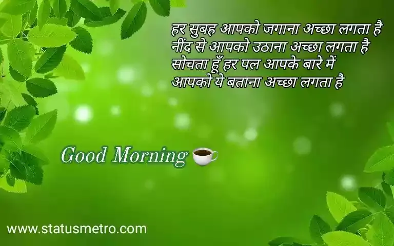 50 Best Good Morning Shayari | Good Morning Shayari In Hindi