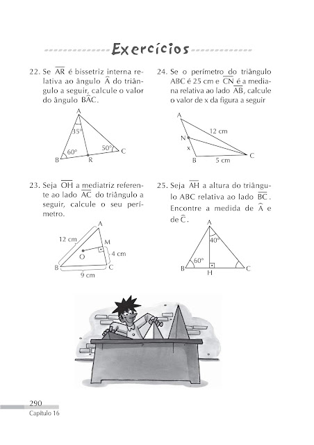 Bissetriz exercicios