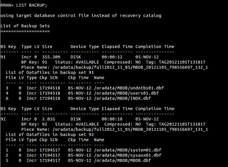 Unixchips Oracle RMAN backup script