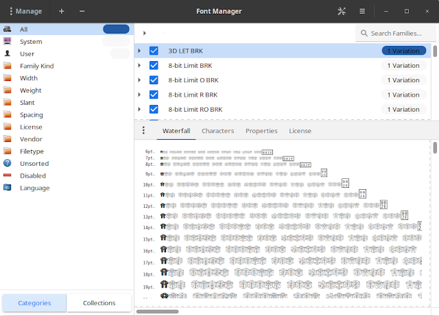 Font Manager Ubuntu Studio