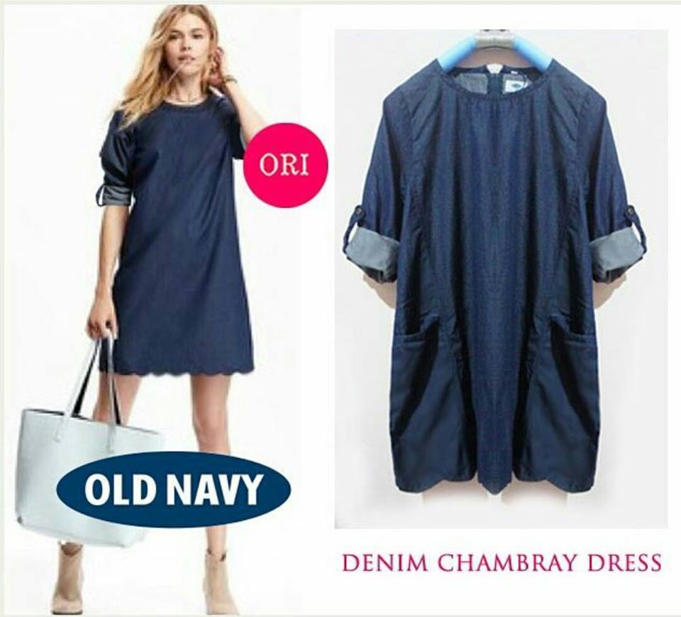 Old Navy Denim Chambray Dress