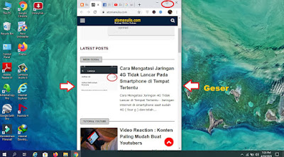 Cara Cek Template Blog Responsive Melalui Komputer/Laptop