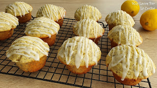 Muffins de Limón, Yogur y Semillas de Amapola