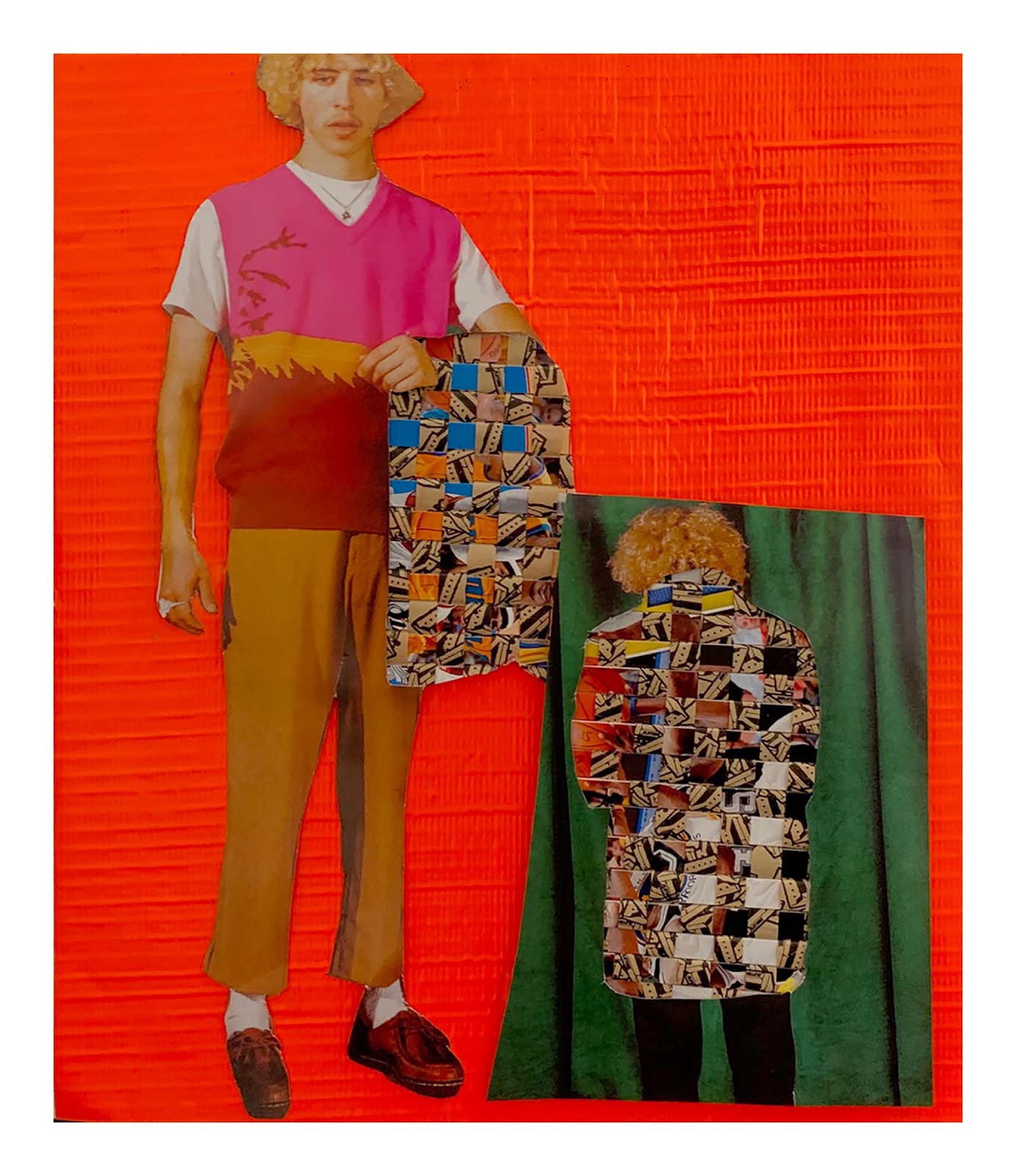 Juxtaposed Collage Painting & Drawing II