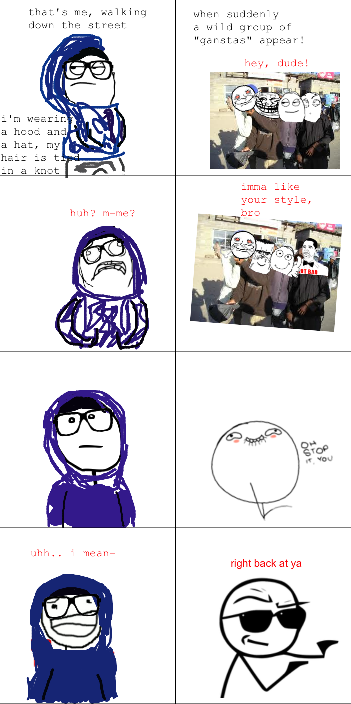 And then they realized I was a girl... | Rage Guy Comics