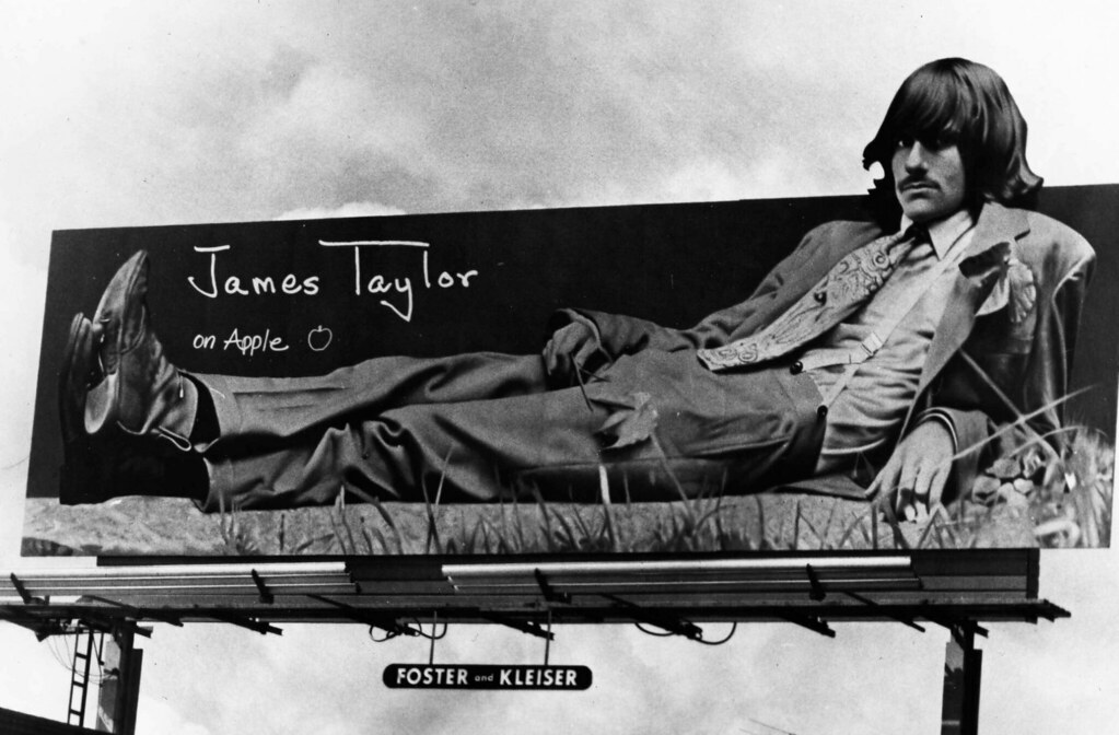 James Taylor talks about being signed to the Beatles' record label