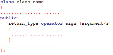 Write a program to overload operator