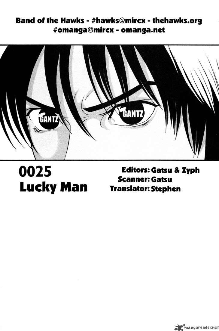 Gantz Chapter 25 Gantz Manga Online