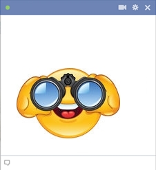 Binoculars Smiley Code For Facebook Chat