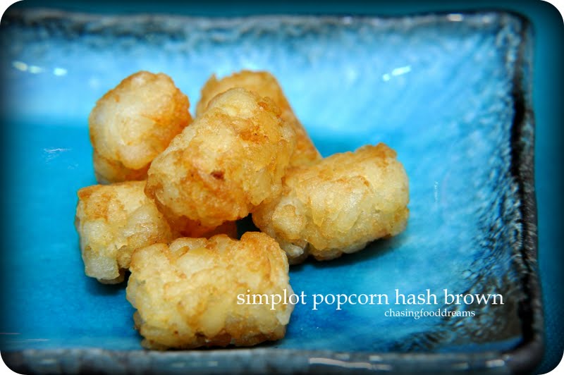 CHASING FOOD DREAMS: Simplot Popcorn Hash Brown: Express Canapes for ...