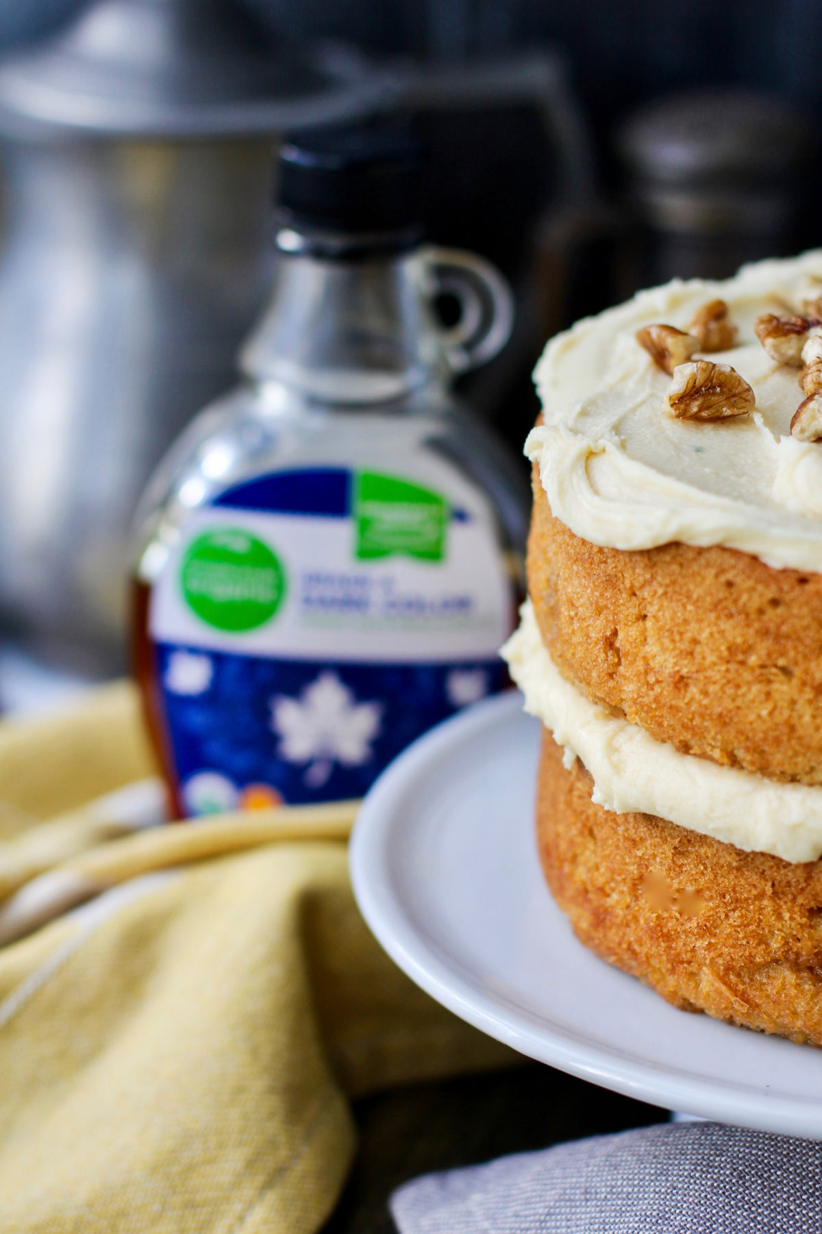 Maple Cake with Maple Frosting Karen's Kitchen Stories