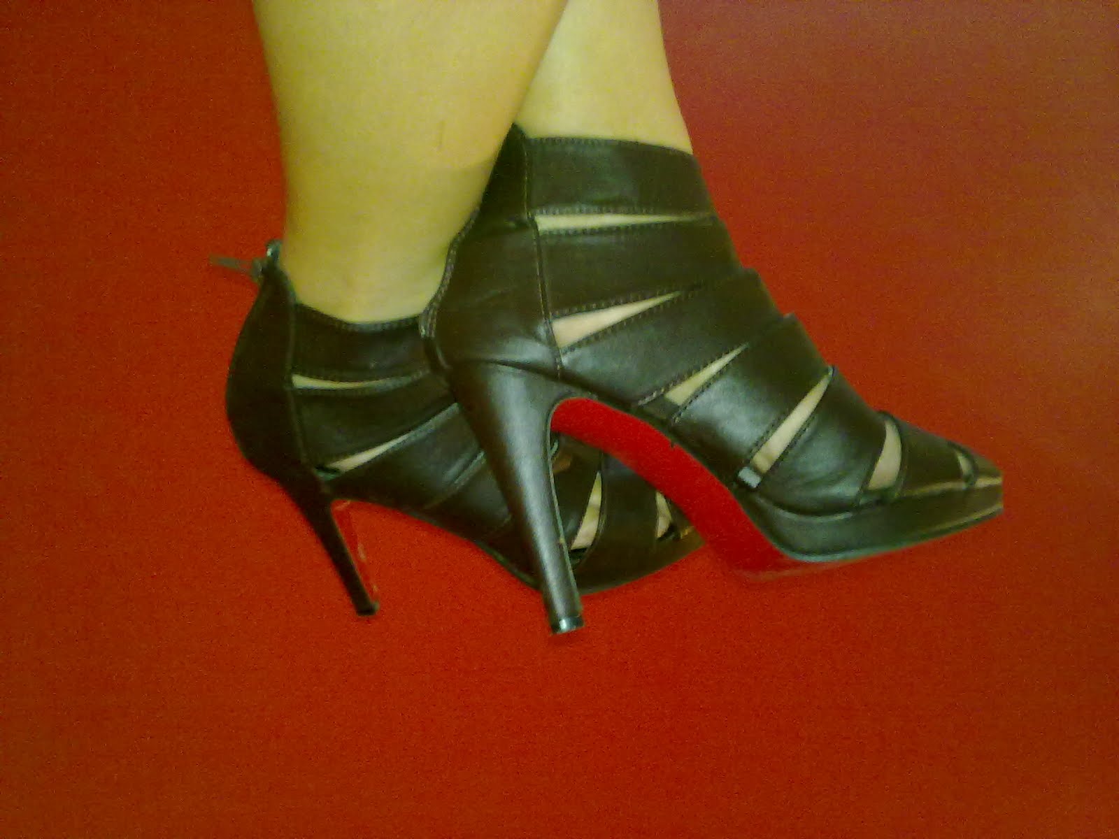 Home Bucket Sale FRANCO MARTINI PEEP TOE RED SOLE SHOES