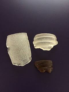 Curved and Textured Sea Glass