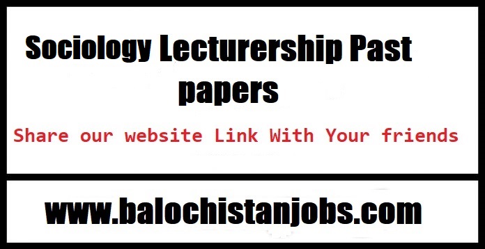 BPSC Psychology Lecturer Past Papers