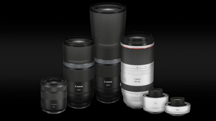 Canon Camera News 2024: Canon launches four new RF lenses