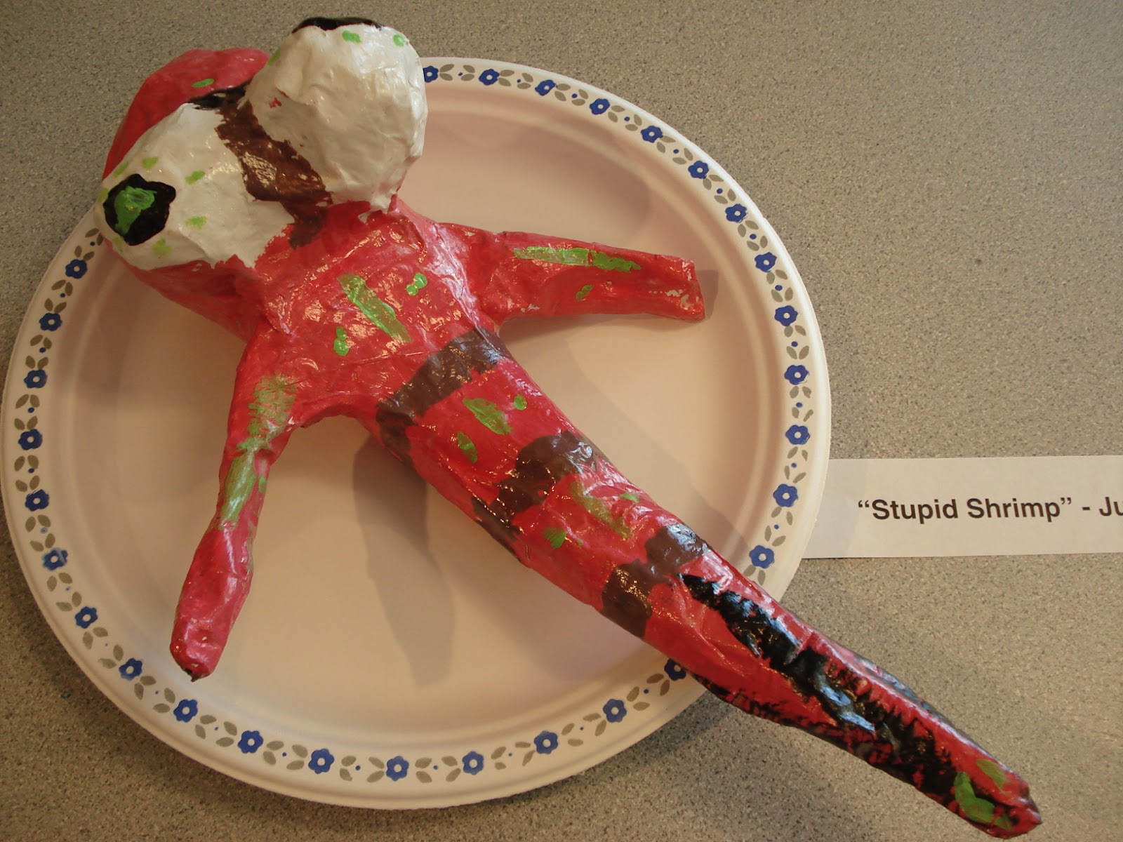 a faithful attempt Papiermâché "Foods with Moods"