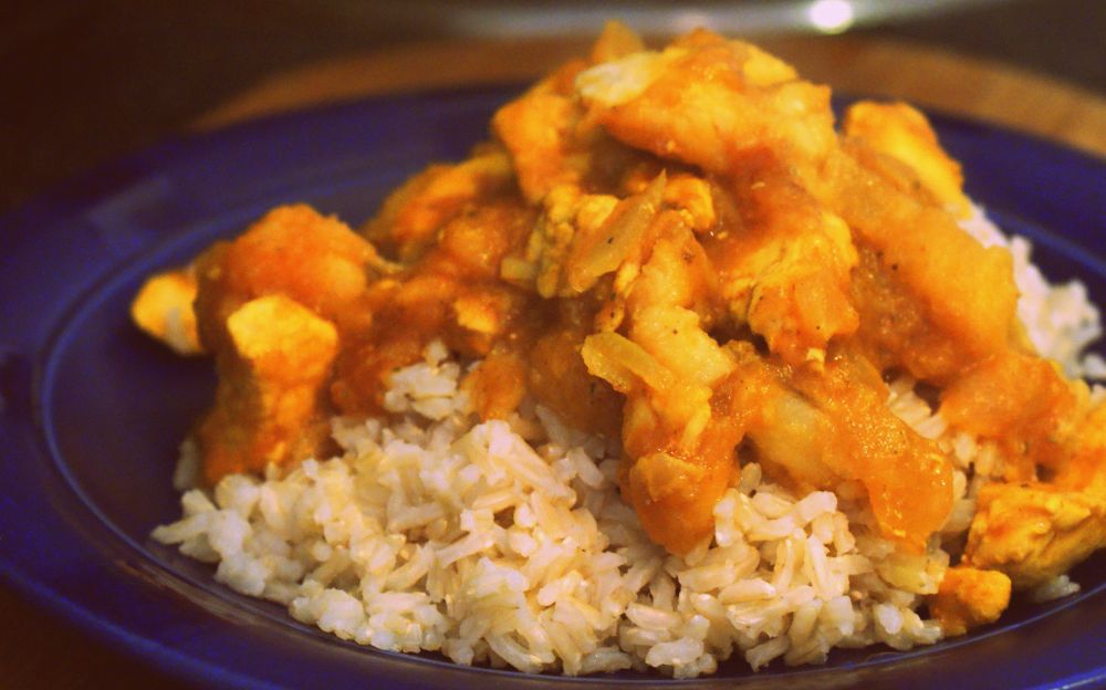 eat.read.watch.listen niedzielny obiad kurczak + banan