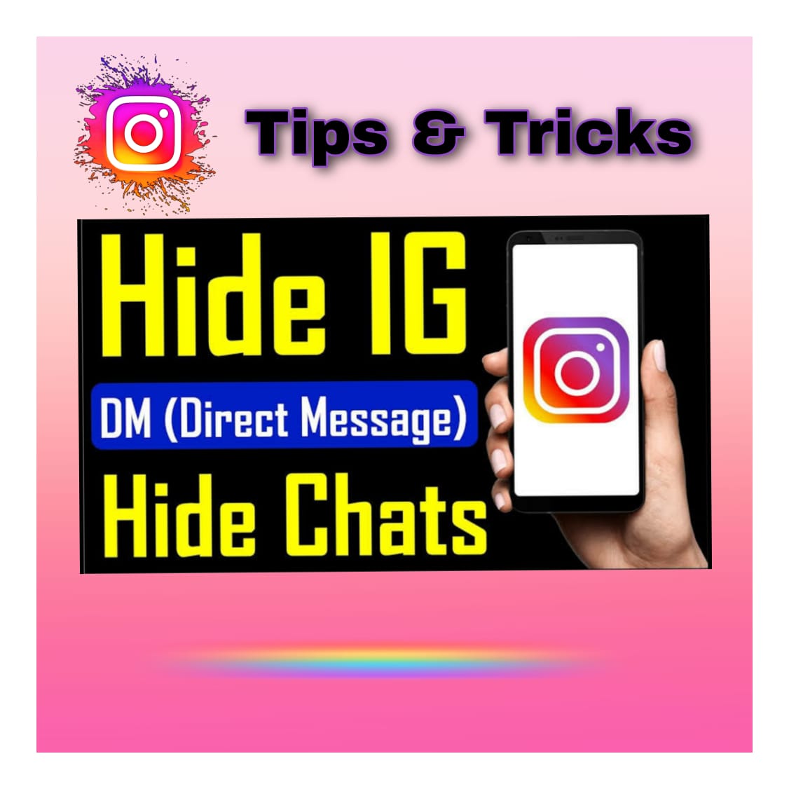 Hide instagram message notification | Disable Direct Messages On