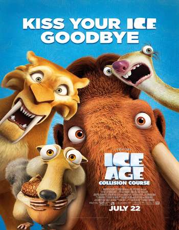 Poster Of Ice Age Collision Course 2016 English 400MB BRRip 720p ESubs HEVC Free Download Watch Online downloadhub.in