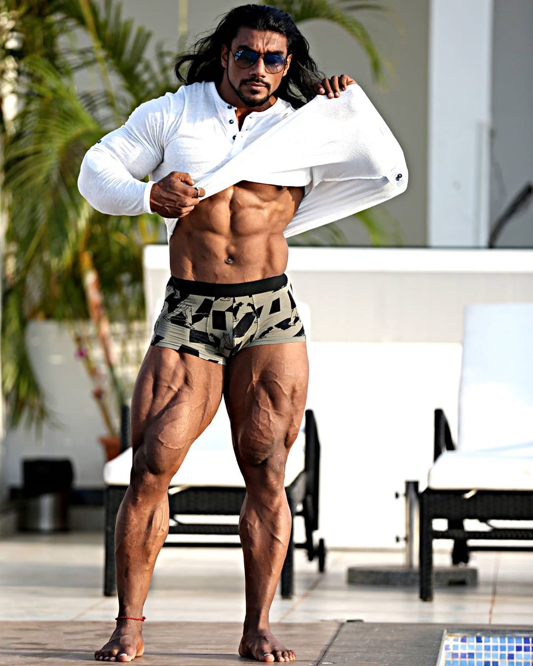 Индийский бодибилдер Sangram Chougule