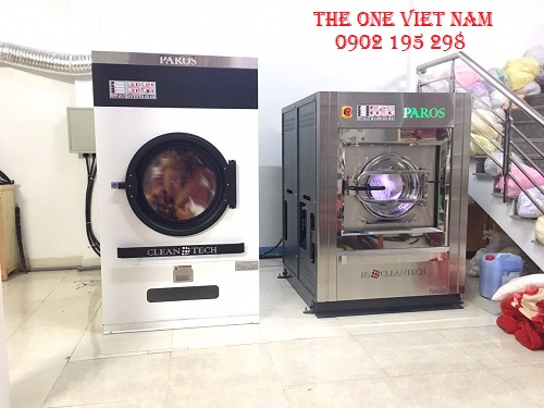 Lắp đặt máy giặt công nghiệp cho tiệm giặt dân sinh tại Thanh Hóa