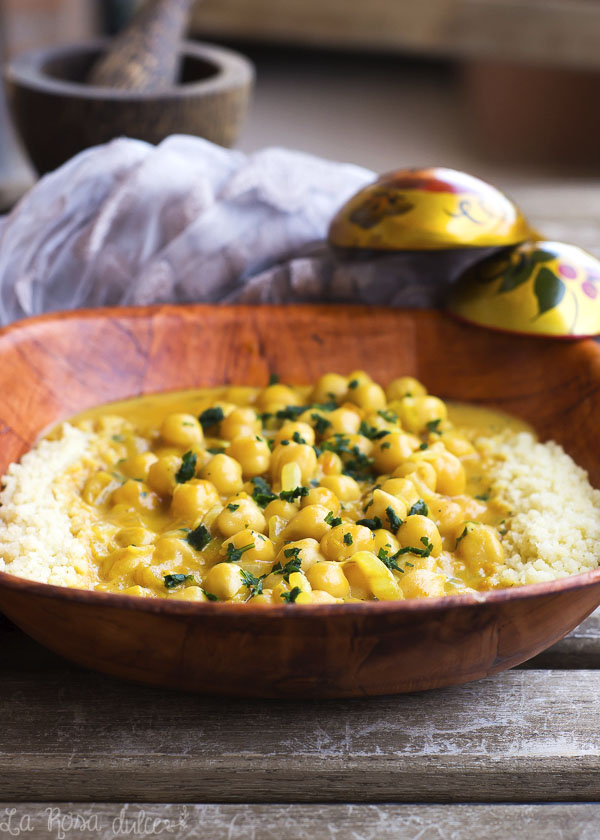 Curry de garbanzos La Rosa dulce