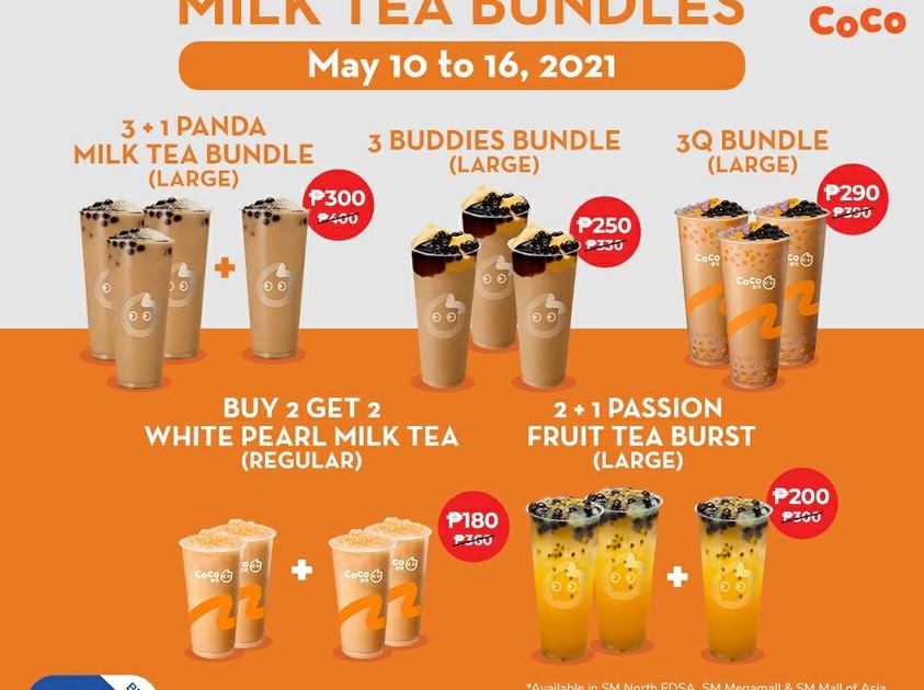 Manila Shopper CoCo Fresh Tea x SM Malls Online App Promo