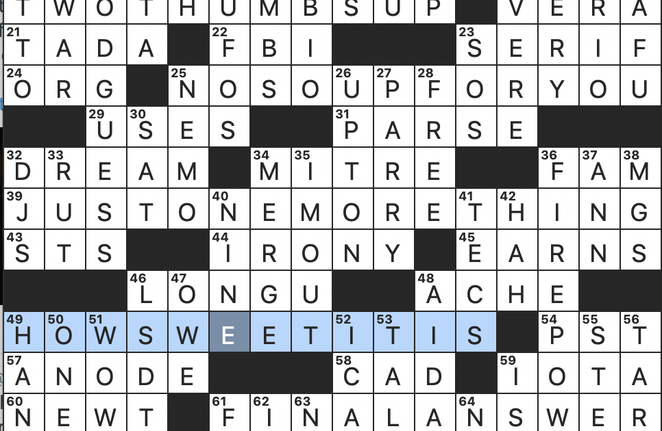 Rex Parker Does The Nyt Crossword Puzzle