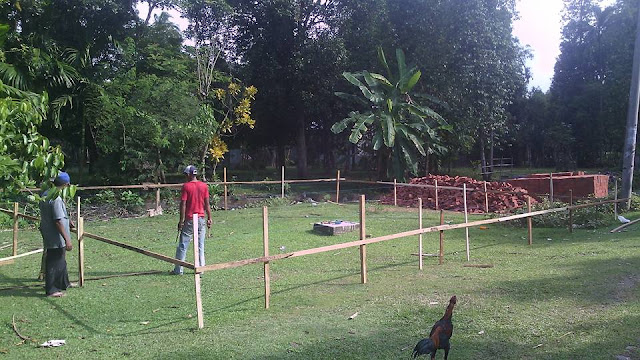 Proses Pembangunan Kantor Desa 3 Gampong Meunasah Blang Krueng Semideun Kec. Peukan Baro Kab. Pidie - Aceh