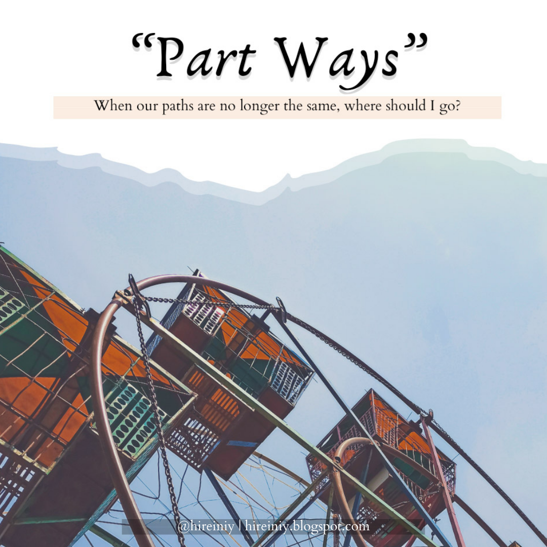 Part ways. Part ways. Part ways. Part way. Part ways.