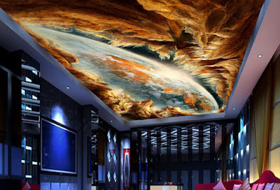 New 3d ceiling art designs for modern interior