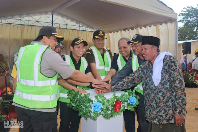 Bupati Trenggalek Bersama Forkopimda Tandai Dimulainya Pembangunan GOR Tipe B