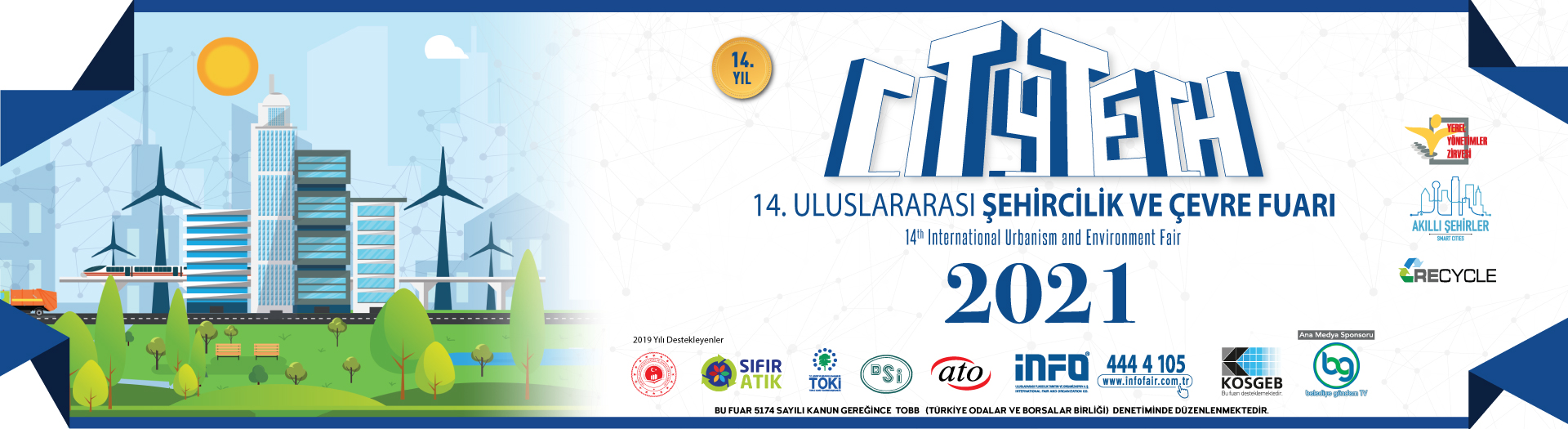 CITYTECH 14. Uluslararası Şehircilik ve Çevre Fuarı 2021