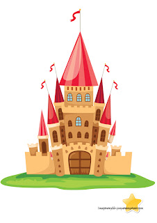 Castillo de princesas Cuentos para recortar y pegar