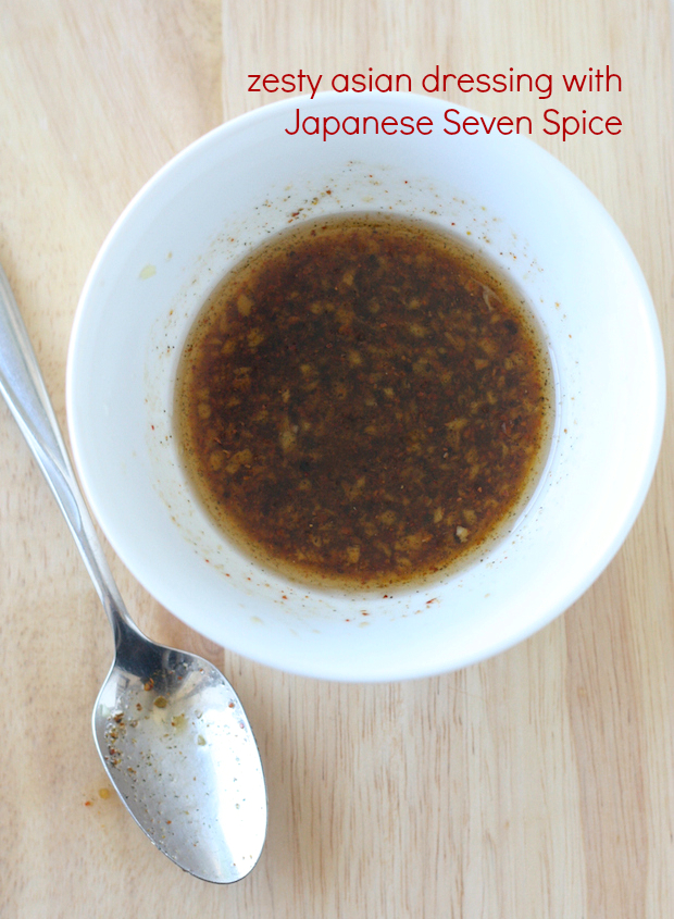 japanese seven spice dressing for asian zucchini slaw recipe by seasonwithspice.com