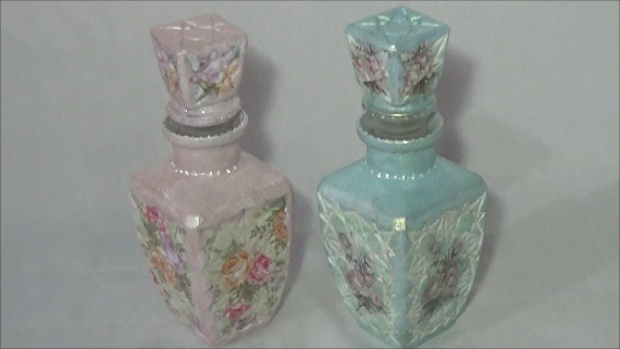 Neli S Crafty Life Diy Relief Glass Bottles Decoration Diakosmhsh