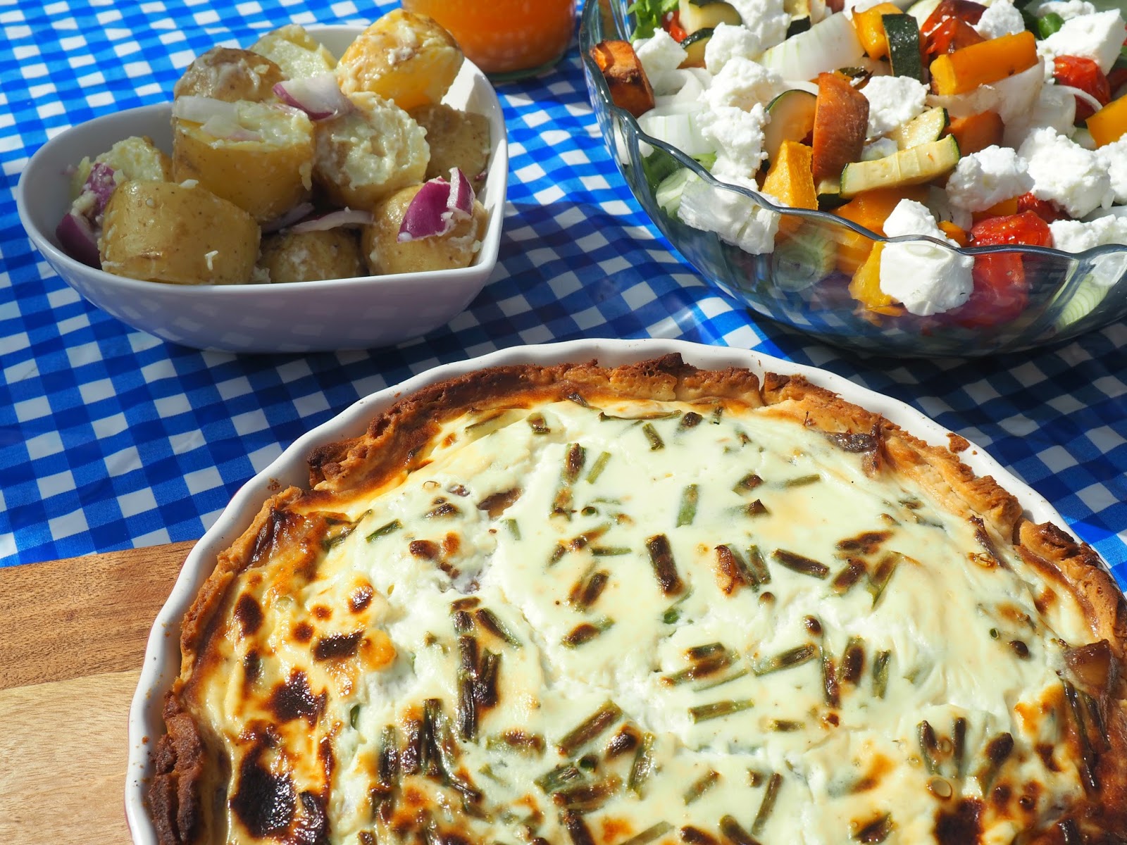 Recipe smoked mackerel and chive quiche The story of a girl who