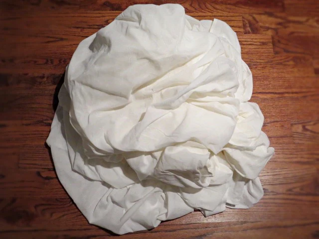 a pile of theatrical gauze