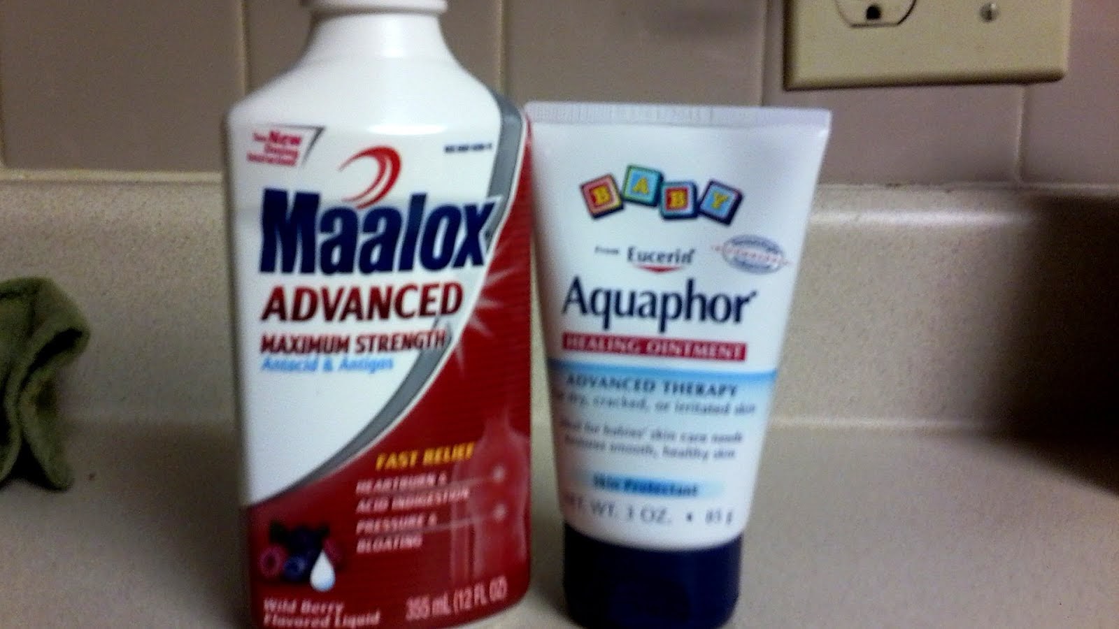 maalox and aquaphor for diaper rash