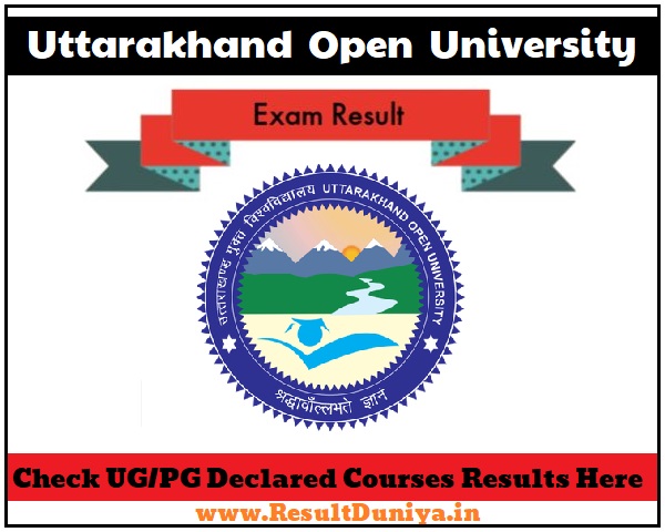 Uttarakhand Open University Result 2021