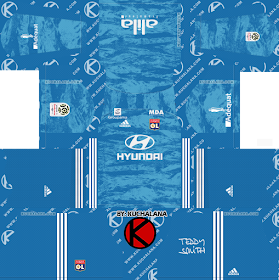 Olympique Lyonnais 2019/2020 Kit - Dream League Soccer Kits