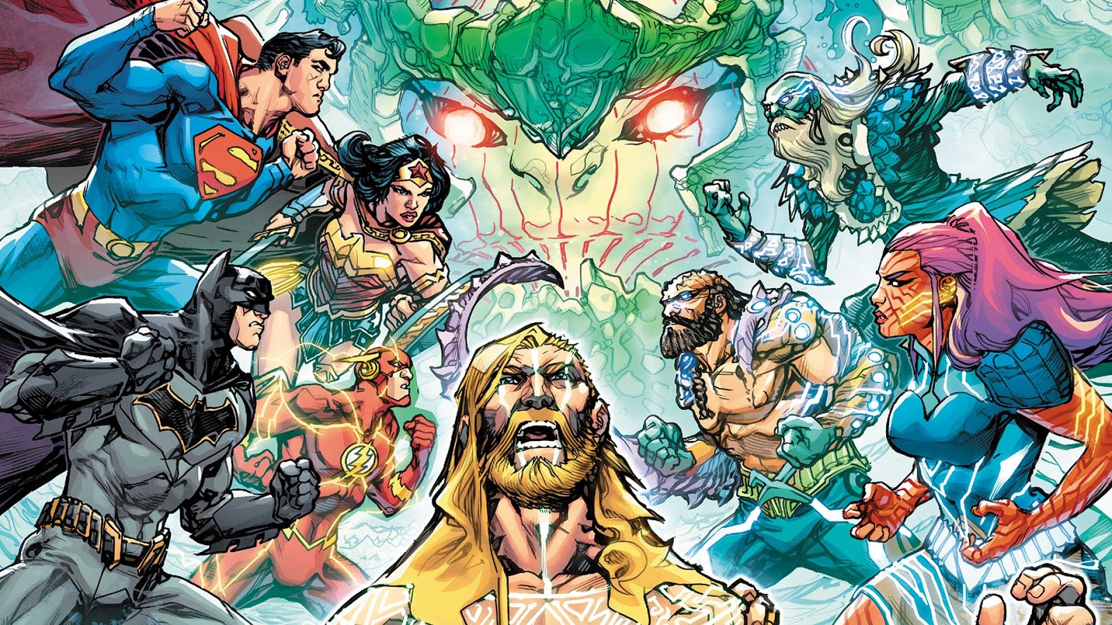 2019 DC Universe Comics JUSTICE LEAGUE #11a Drowned Earth ~ VF/NM Book