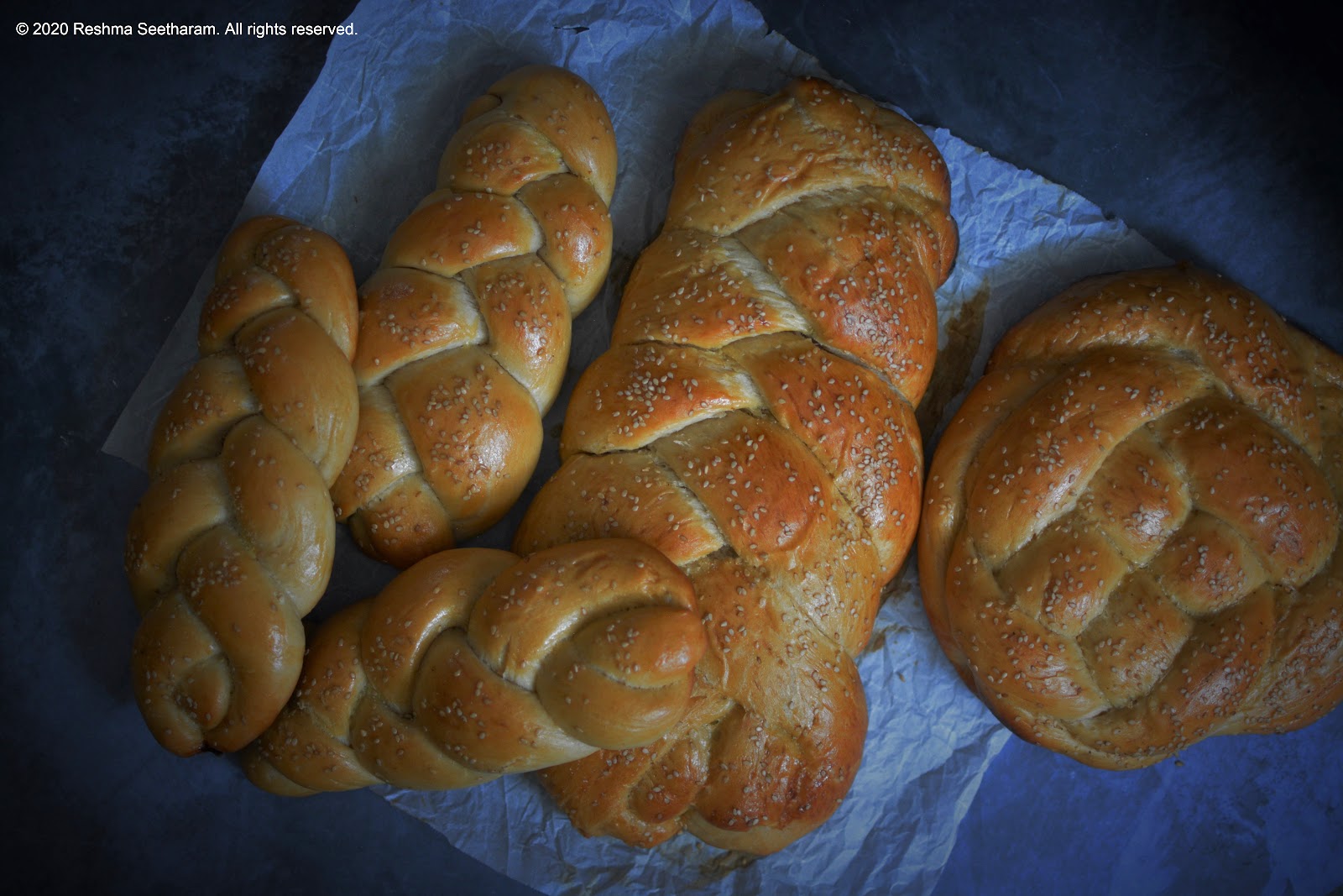 Bread recipe Challah without eggs and milk, completely Vegan