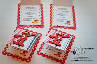 Elmo invitations
