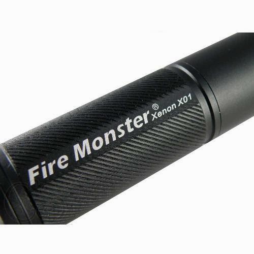 (附發票) 【大全配】Fire Monster 12W 氙氣爆亮金黃光 XENON 軍規手電筒 X01 最新款