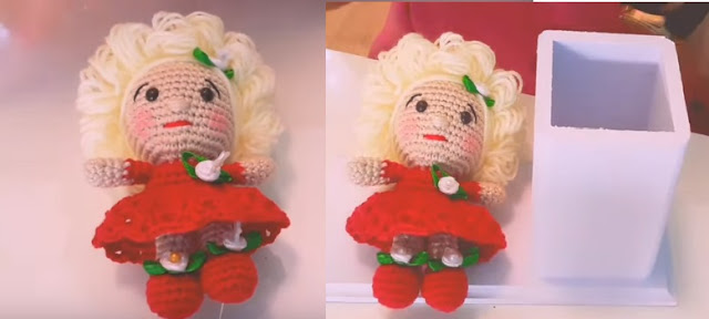 Receita Amigurumi Boneca